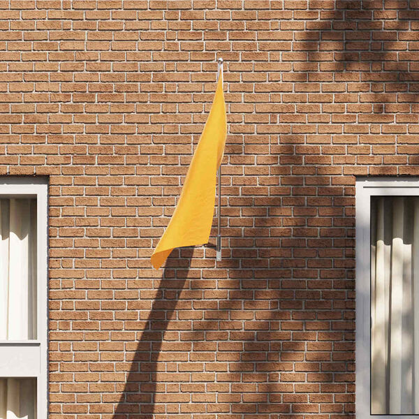 vidaXL Vlaggenmast Houder Zilver 15 x 3 cm Staal