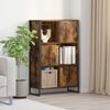 vidaXL Boekenkast Rook Eik 68 x 30 x 108.5 cm Bewerkt hout