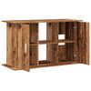 vidaXL Aquariumstandaard 121x41x58 cm bewerkt hout oud houtkleurig