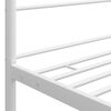 vidaXL Hemelbedframe metaal wit 90x200 cm