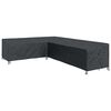 vidaXL Meubelhoes 355 x 275 x 80 cm 600D Oxford Stof L-vorm Waterdicht