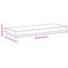 vidaXL Wandschappen zwevend 2 st 60x23,5x3,8 cm MDF wit