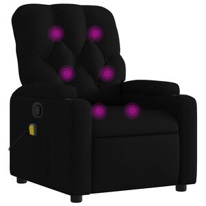 vidaXL Massagestoel met zwarte stof