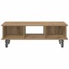 vidaXL TV-standaard Artisan Eiken 100 x 35 x 35 cm Bewerkt hout