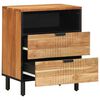 vidaXL Bed kast Bruin 50 x 33 x 62 cm Massief Acaciahout