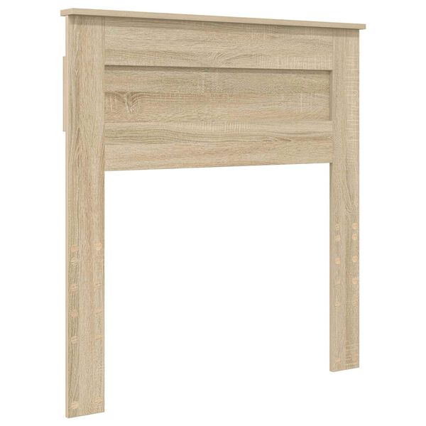 vidaXL Hoofdbord Sonoma Eiken 100 cm Bewerkt hout