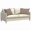 vidaXL Sofa Kussens 2 stuks Taupe 70 x 50 cm Stof