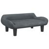 vidaXL Hondenmand 70x40x24 cm fluweel donkergrijs