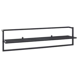 vidaXL Handdoekenrek 95x25x22 cm ijzer zwart