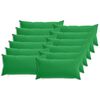 vidaXL Kussen 12 st HEERLEN Groen 40 x 80 cm Polyester