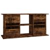 vidaXL Aquariumstandaard 121x41x58 cm bewerkt hout gerookt eikenkleur