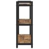 vidaXL Boekenkast Oud hout 60 x 30 x 85 cm Bewerkt hout