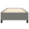 vidaXL Bedframe zonder matras 90x190 cm stof donkergrijs