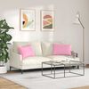 vidaXL Sofa Kussens 2 pcs Roze 60 x 40 cm Stof