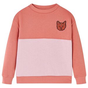 vidaXL Kindertrui blokontwerp 104 roze