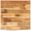 vidaXL Tafelblad met natuurlijke rand 80x80x3,8 cm massief mangohout