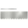 vidaXL Tuinrand 50 st 100 x 0,05 x 30 cm Gegalvaniseerd staal Zilver