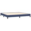 vidaXL Bedframe zonder matras stof blauw 200x200 cm