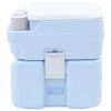 vidaXL Camping Toilet Lichtblauw en Wit 41,5 x 36,5 x 42 cm Polyetheen