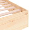 vidaXL Bedframe massief hout 75x19 cm