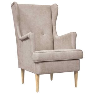 vidaXL Fauteuil Beige ARES