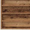 vidaXL Vitrinekast met plank Oud Hout 100 x 8,5 x 50 cm Bewerkt hout