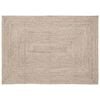 vidaXL Gebied Tapijt Natuurlijk en Wit 140 x 200 cm Jute
