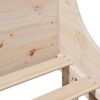 vidaXL Bedframe zonder matras massief grenenhout 160x200 cm