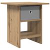vidaXL Nachtkastje Artisan Eiken 41 x 40 x 45 cm Bewerkt hout