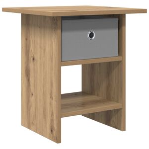 vidaXL Nachtkastje met lade Artisan Eiken 41 x 40 x 45 cm Bewerkt hout