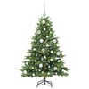 vidaXL Kunstkerstboom met 150 LED met standaard Groen 120 cm PE en PVC
