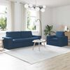vidaXL Bank 2 pcs Blauw