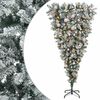 vidaXL Ondersteboven Kunstmatige Gehingde Kerstboom 150 cm 150 LED's