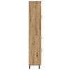 vidaXL Hoge kast met lade 2 pcs Artisan Eiken Bewerkt hout