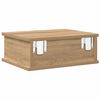 vidaXL Nachtkastje 2 pcs Artisan Eiken 40 x 31 x 15 cm Bewerkt hout