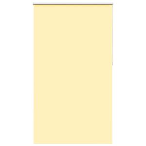 vidaXL Rolgordijn verduisterend 135x230 cm stofbreedte 131,6 cm geel