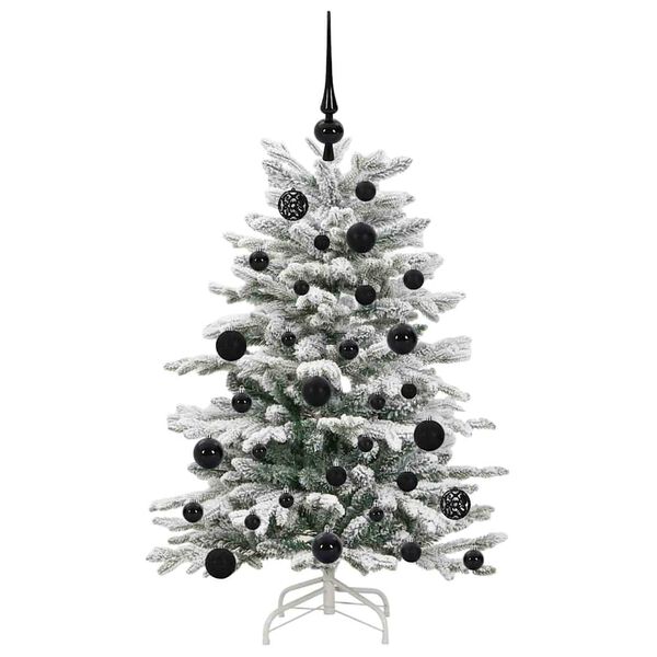 vidaXL Kunstmatige Inklapbare Kerstboom Wit 120 cm PE en PVC