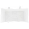 vidaXL Papieren zakken 50 st met hengsels 21x11x28 cm wit