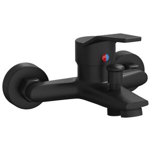 vidaXL Douchemengkraan Zwart G 1/2 inch