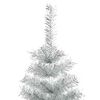 vidaXL Kerstboom met 300 LED met standaard Zilver 180 cm PET