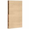 vidaXL CD Kast met plank Oud hout 101 x 23 x 177,5 cm Bewerkt hout