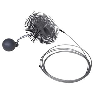vidaXL Schoorsteenveegborstel rond &Oslash; 25 cm