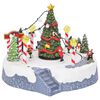 vidaXL Kerstdorp Decoratie Multikleur 22 x 21.5 x 17 cm Kunststof