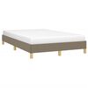 vidaXL Bedframe zonder matras 120x200 cm stof taupe