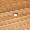 vidaXL Tuin eettafelset 7 pcs Naturel Massief Acaciahout