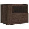 vidaXL Nachtkastjes 2 st wandgemonteerd 45x30x35 cm bruin eikenkleurig