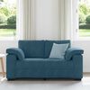 vidaXL Loveseat Sofa Blauw 160x77x82 cm Fluweel