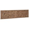 vidaXL Bed Hoofdbord Naturel Massief Teakhout