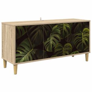vidaXL Tv-meubel ELBURG 102 x 33 x 50 cm Sonoma Bewerkt hout