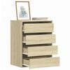 vidaXL Ladekast 60x41x76 cm bewerkt hout sonoma eikenkleurig